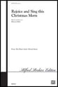Rejoice and Sing This Christmas Morn SATB choral sheet music cover